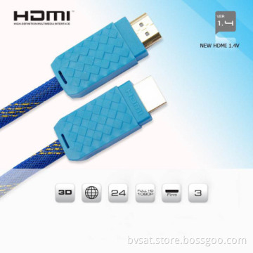 Cambridge Blue Hot Sell Single Color 1.4 Hdmi Cable 